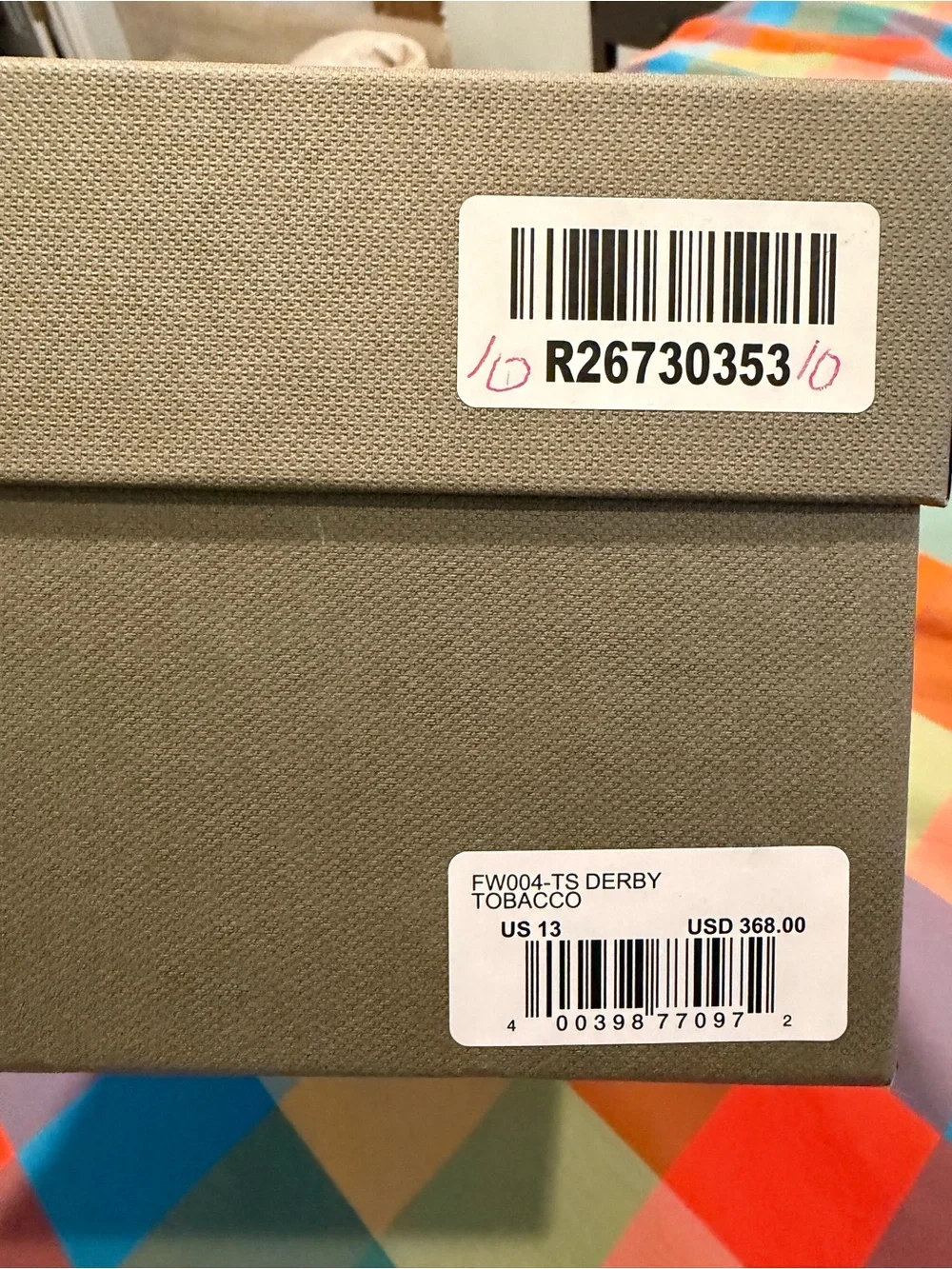 Todd Snyder Nomad Derby Shoe in Tobacco - Brand New in Box